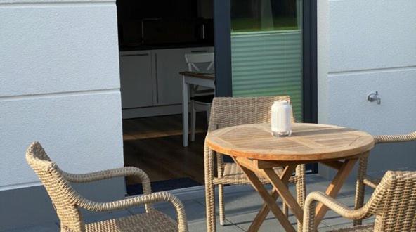 Seeblick Nordlicht, Exklusive Wohnung Mit Terrasse Вангероге Екстер'єр фото