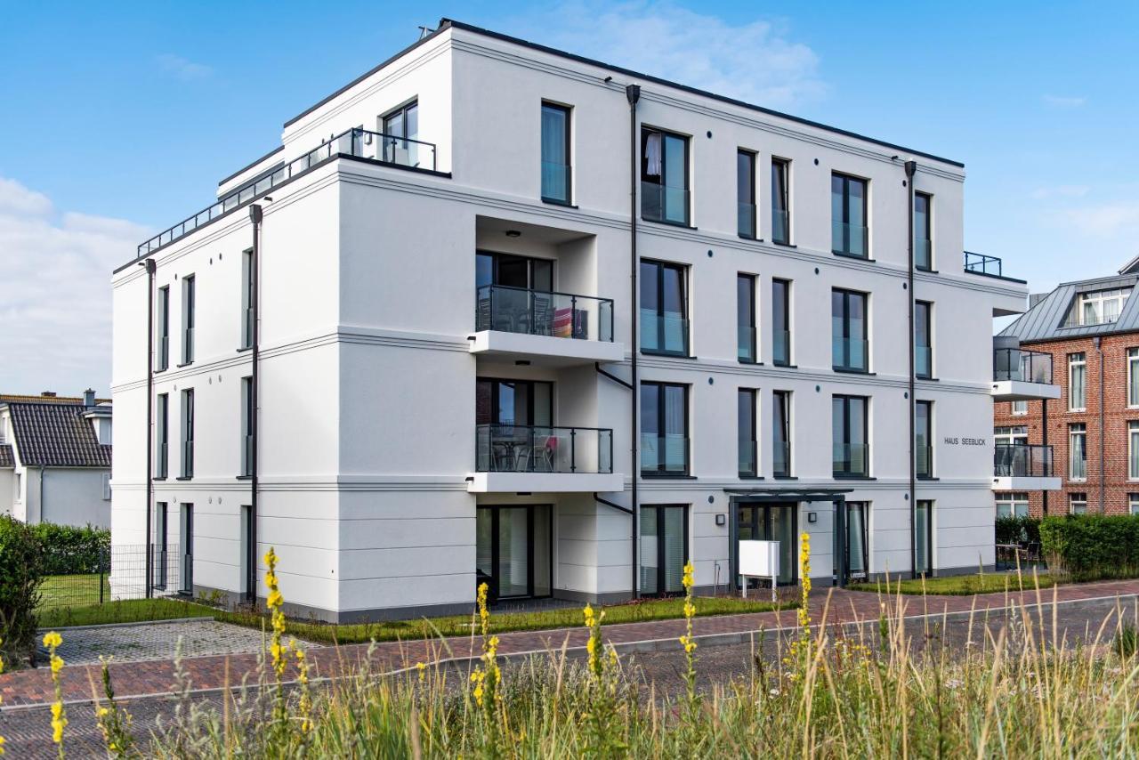 Seeblick Nordlicht, Exklusive Wohnung Mit Terrasse Вангероге Екстер'єр фото